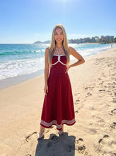 Load image into Gallery viewer, Rope-trim Maxi dress