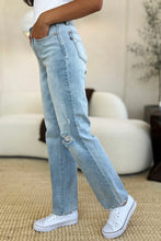 Load image into Gallery viewer, Judy Blue Full Size High Waist Distressed Straight Jeans