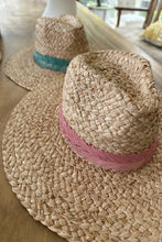 Load image into Gallery viewer, Braided Leaf Strap Embridery Straw Hat