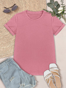 Round Neck Short Sleeve T-Shirt