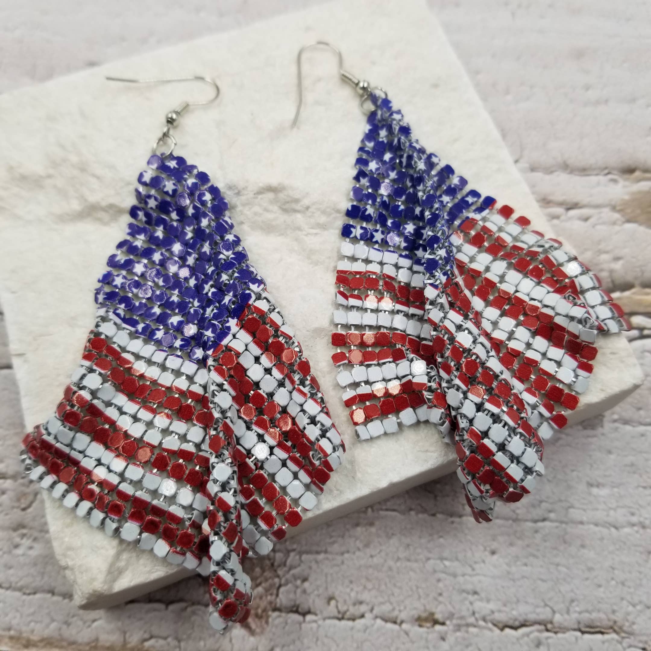 Independence Day - Flag Earrings