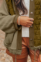 Load image into Gallery viewer, Drawstring Color Block Long Sleeve Jacket
