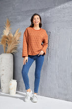 Load image into Gallery viewer, Long Sleeve Round Neck Top