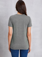 Load image into Gallery viewer, Round Neck Short Sleeve T-Shirt