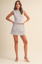 Load image into Gallery viewer, OPEN BACK WITH STRAP AND SKORT SET