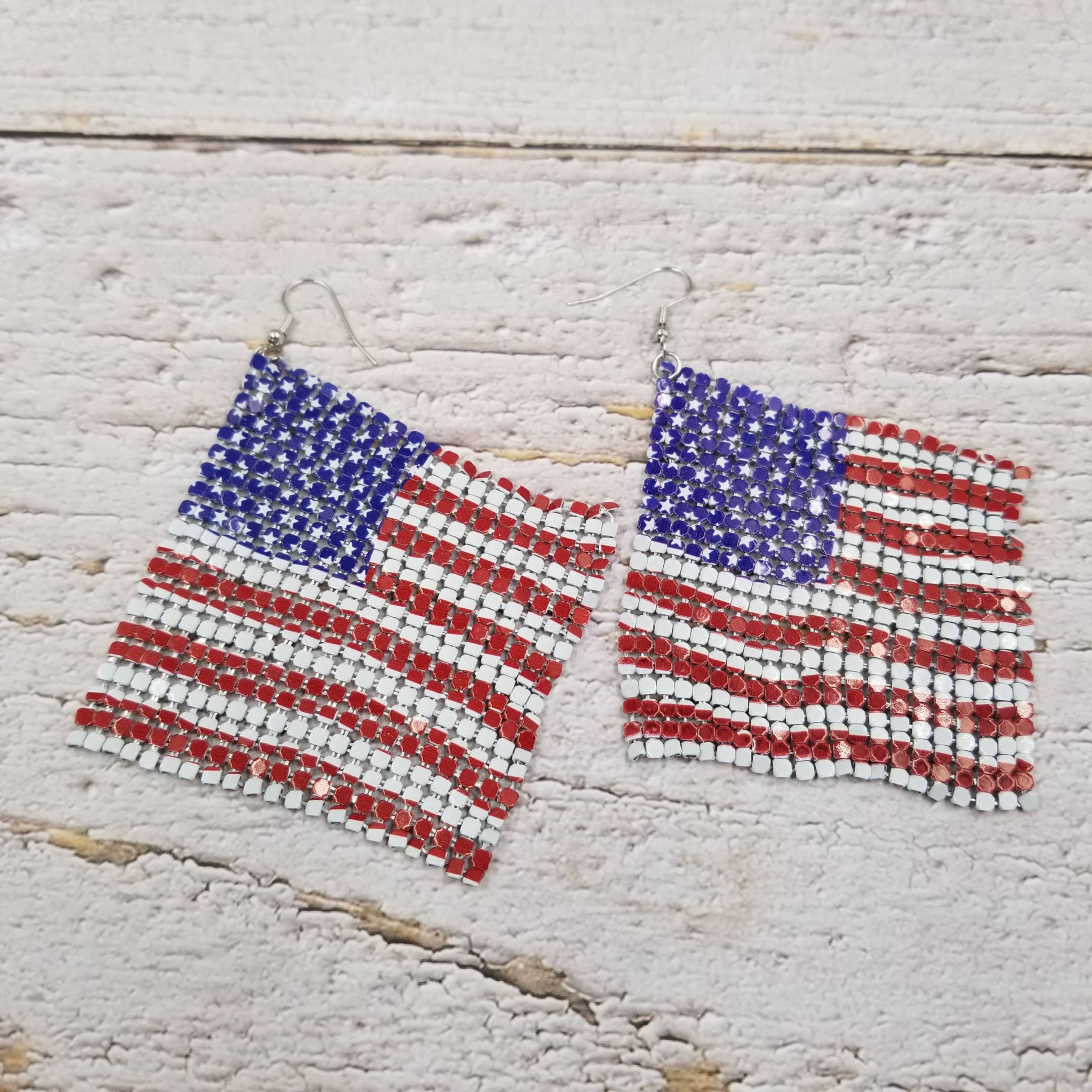 Independence Day - Flag Earrings