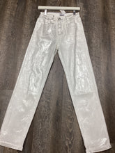 Load image into Gallery viewer, Metallic Stretch Denim