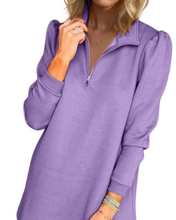 Load image into Gallery viewer, Textured Quarter Zip Long Sleeve