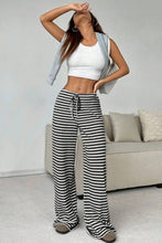 Load image into Gallery viewer, Summer Striped Drawstring Pants
