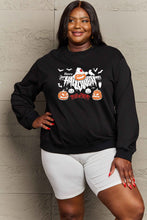 Load image into Gallery viewer, Simply Love Full Size HAPPY HALLOWEEN TRICK OR TREAT Graphic Sweatshirt