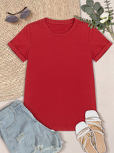 Load image into Gallery viewer, Round Neck Short Sleeve T-Shirt