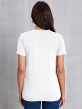 Load image into Gallery viewer, Round Neck Short Sleeve T-Shirt