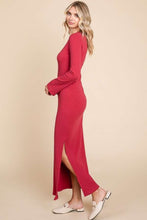 Load image into Gallery viewer, Culture Code Full Size Round Neck Bodycon Bell Maxi Dress