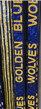 Load image into Gallery viewer, Gold Blues Purse Strap