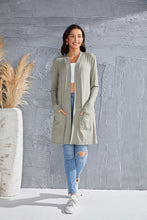 Load image into Gallery viewer, Open Front Long Sleeve Cardigan