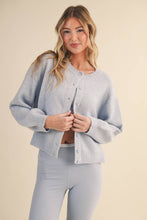 Load image into Gallery viewer, Knit Button Up Cardigan Sweater