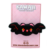 Load image into Gallery viewer, Kawaii Bat Plush Hair Clip: Pink