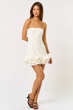 Load image into Gallery viewer, Puffy Ruffled Tube Mini Dress with Lining Short Ins: Pink / M