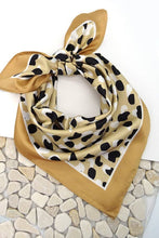 Load image into Gallery viewer, COLOR BLOCKED SILKY FEEL BANDANA SCARF | 21SC348