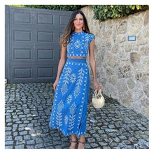 Load image into Gallery viewer, Chic Bloom Two-Piece Ensemble