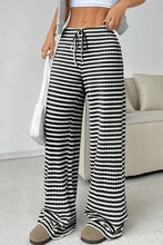 Load image into Gallery viewer, Summer Striped Drawstring Pants