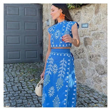 Load image into Gallery viewer, Chic Bloom Two-Piece Ensemble