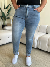 Load image into Gallery viewer, Judy Blue Full Size High Waist Cuff Hem Jeans