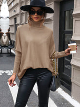 Load image into Gallery viewer, Turtleneck Raglan Sleeve Sweater