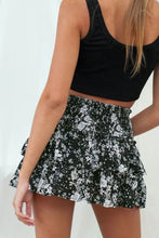 Load image into Gallery viewer, Printed Frill Trim Smocked Mini Skirt