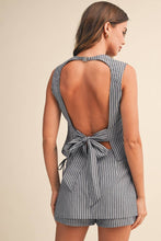 Load image into Gallery viewer, OPEN BACK WITH STRAP AND SKORT SET
