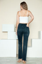 Load image into Gallery viewer, Judy Blue Full Size Button Fly Hem Destroy Straight Jeans