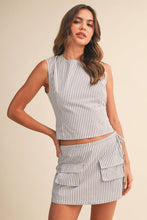 Load image into Gallery viewer, OPEN BACK WITH STRAP AND SKORT SET
