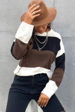 Load image into Gallery viewer, Perfee Longing For Fall Color Block Sweater