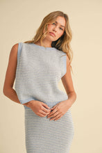 Load image into Gallery viewer, SWEATER SLEEVELESS TOP AND MAXI PENCIL SKIRT SET