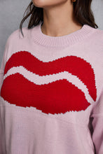 Load image into Gallery viewer, Lip Fringe Round Neck Sweater