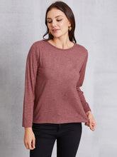 Load image into Gallery viewer, Round Neck Long Sleeve T-shirt