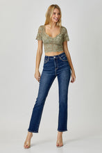 Load image into Gallery viewer, RISEN Full Size High Waist Straight Jeans