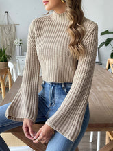 Load image into Gallery viewer, Mock Neck Long Sleeve Sweater