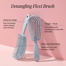 Load image into Gallery viewer, Detangling Flexi Brush - Haze Blue