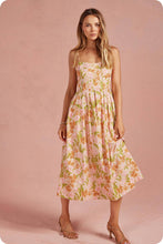 Load image into Gallery viewer, Bloom Meadow Sleeveless Pleat Midi Dress
