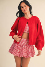 Load image into Gallery viewer, Knit Button Up Cardigan Sweater