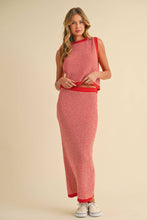 Load image into Gallery viewer, SWEATER SLEEVELESS TOP AND MAXI PENCIL SKIRT SET