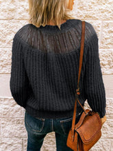 Load image into Gallery viewer, Round Neck Rib-Knit Sweater