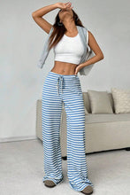 Load image into Gallery viewer, Summer Striped Drawstring Pants