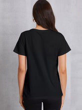 Load image into Gallery viewer, Round Neck Short Sleeve T-Shirt