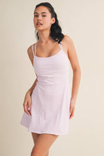 Load image into Gallery viewer, Gingham Print Double Layered Dress