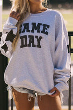 Load image into Gallery viewer, GAME DAY Long Sleeve Round Neck Sweatshirt