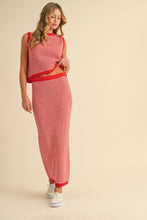 Load image into Gallery viewer, SWEATER SLEEVELESS TOP AND MAXI PENCIL SKIRT SET