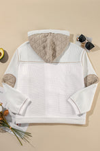 Load image into Gallery viewer, Drawstring Color Block Long Sleeve Jacket