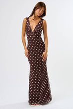 Load image into Gallery viewer, Chic Mesh Polka Dot Maxi Dress